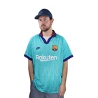 Nike FC Barcelona Jersey Mens XL Teal 2019/2020 Third Soccer Shirt Rakuten FCB