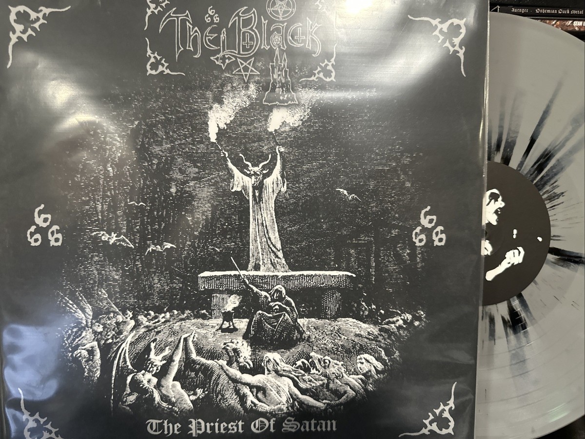 The Black - The Priest Of Satan LP 2025 Osmose – OPLP355 [GRAY