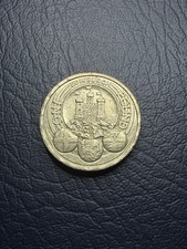 [Circulated] Edinburgh Capital City Emblem Commemoration £1 Coin, 2011