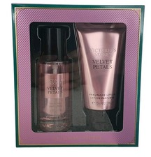 VELVET PETALS Gift Set Box Victoria s Secret Mini Fragrance Body Mist Lotion Duo