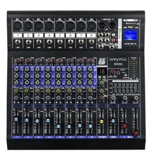 MX-80 Professional Mixer (8-Channel) for Recording DJ Stage Karaoke/W Graphic...