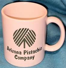 Vintage Arizona Pistachio Company Mug Bowie AZ Debossed Ceramic Made In USA