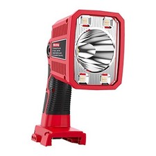 18W LED Flashlight for Milwaukee M18 18V Battery, 1250LM Spotlight  Red3