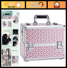 Professional Makeup Train Case - Aluminum Cos...