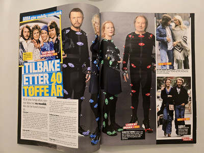 Abba / Frida  - A very rare newspaper from Norway from 2021 ( Full magazine ) 7
