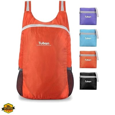 Ultra Lightweight Packable Water Resistant Backpack for Travel Camping Outdoo...