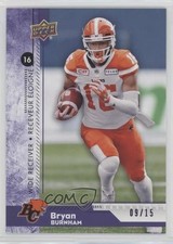 2018 Upper Deck CFL Purple 9/15 Bryan Burnham #86 i9i