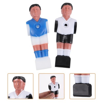  10 Pcs Fußballfiguren Kickertisch Zubehör Desktop-Spiele Fußballspielzeug