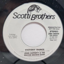 John Cafferty Victory Dance promo 7" 45rpm M- Vinyl 80's Record 45