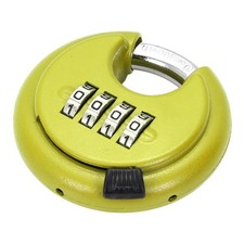 Heavy Duty Combination Padlock Outdoor Shed Waterproof Disc Padlock with Code 4