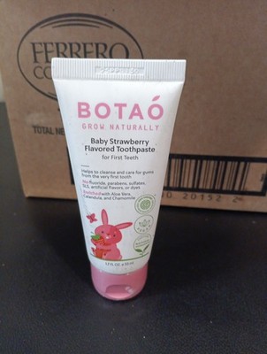 Botao Grow Naturally Baby Strawberry Flavored Toothpaste EXP 3/2028