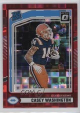 2024 Donruss Rated Rookie Optic Preview Red Pandora Prizm Casey Washington 3hd