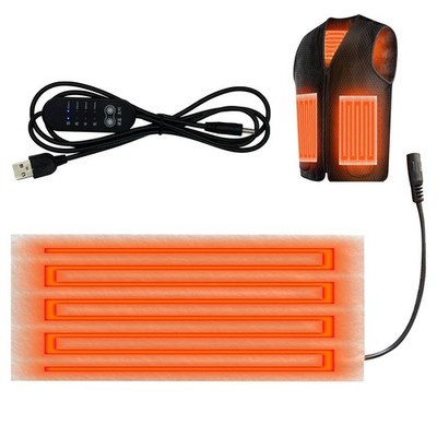 USB-Heizkissen 5V Heizkissen für Bett mit 4 einstellbaren Heizungen