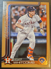 2025 Topps SHAY WHITCOMB RC GOLD PARALLEL - 2025 Topps #87 Houston Astros /2025