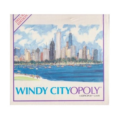 Cityopoly Boardgame Windy Cityopoly (Deluxe Ed) Box VG/NM