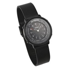 SEIKO Metronome Watch Standard Line Metal Mesh Black SMW009A New from JP