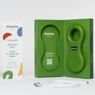 Ocarina Music Player (Grün) Gummi MP3-Player für Kinder 
