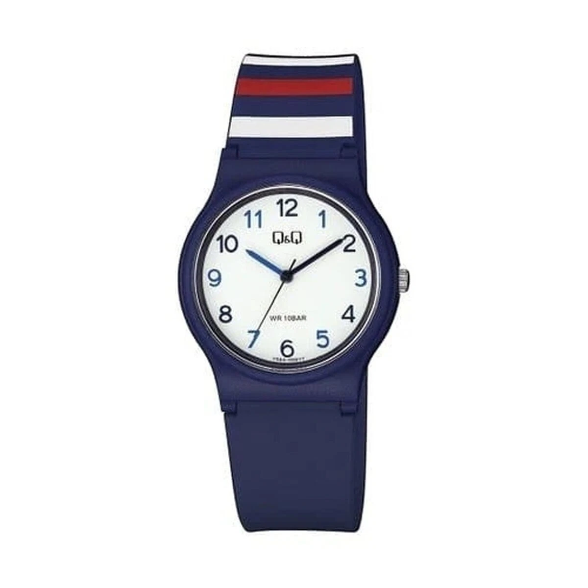 Q&Q - Orologio da donna al quarzo, analogico, in metallo e vera