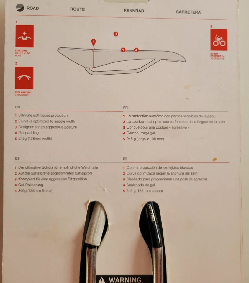 Sillín Bontrager RL Seat Race Lite negro hueco SS riel curvatura 148 Foto 4 de 4