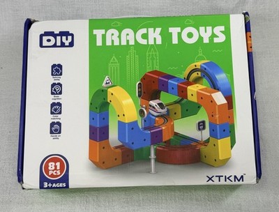 DIY Cube Track Toy Set 81 Pcs STEM 3D Anti Gravity Building Blocks 537-202