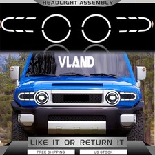 Vland Led Projector Headlights For Toyota Fj Cruiser 2007-2017 Startup Animation Vland Led Projector Headlights For Toyota Fj Cruiser 2007-2017 Startup Animation