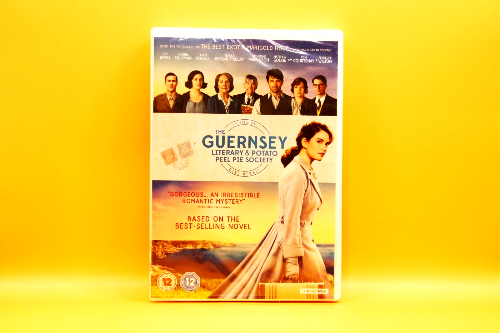 ** THE GUERNSEY LITERARY & POTATO PEEL PIE SOCIETY DVD - BRAND NEW - FREE P&P **