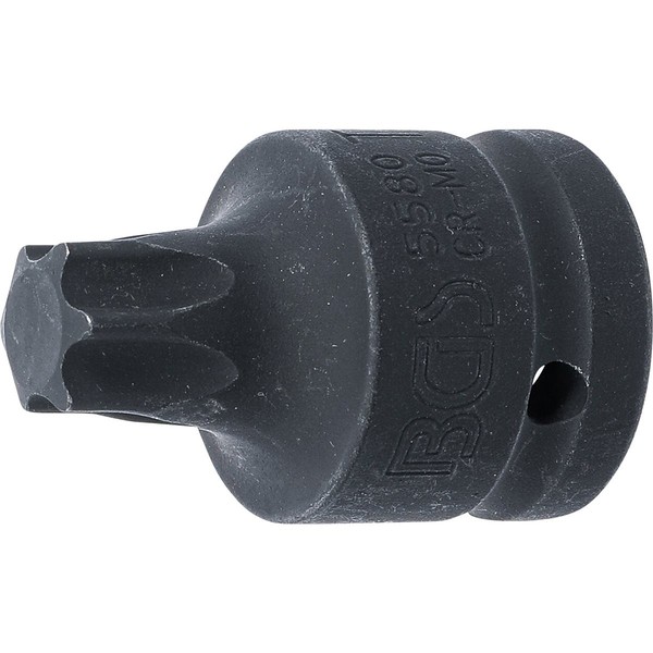 "Bgs 5580 Kraft-Bit-Einsatz Antrieb Innenvierkant 20 Mm (3/4\") T-Profil (FüR Tx)"-image