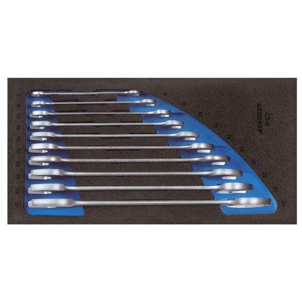 Doppel-GabelschlüSselsatz Schaumstoff 10-Teilig Gedore Profi Werkzeug Expertise-image