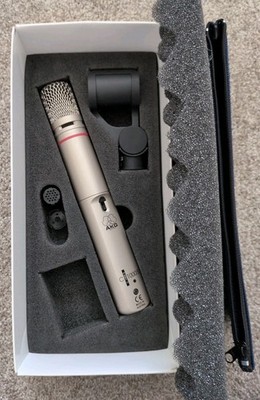 AKG C1000 S Microphone With Original Box, Mic Bag, and Stand Mount