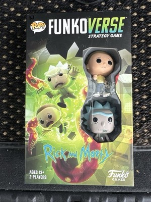 Rick & Morty Funkoverse Strategy Game 2-Pack #100 Ages 13+, Two Players