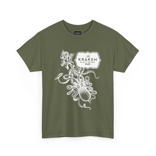 Kraken Spiced Rum Unisex Heavy Cotton Tee - Picture 41 of 88