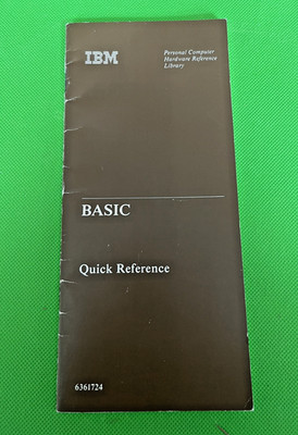 IBM Basic Kurzanleitung Mai 1984 Erstausgabe: Pocket Guide 23 Seiten