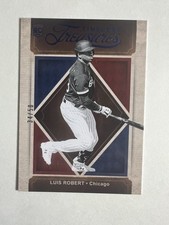 2020 Chronicles Timeless Treasures Baseball Blue #8 Luis Robert RC /50