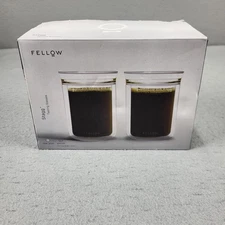 Fellow Stagg Tasting Glasses Set of 2 10 oz Double Wall Borosilicate Clear Cups