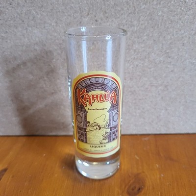 Kahlua Double Shot Jigger Glas Schnapsschütze groß Sammlerstück