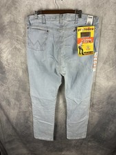NWT Wrangler 13MWZ Jeans 42W 34L Light Blue Cowboy Cut Original Fit Pro Rodeo