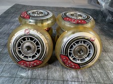K2 Flight Inline Skate Wheels 76mm 78a Clear Rollerblade, with brake