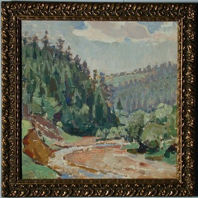 Петрo Холодний (1902-1990) Peter KHOLODNY - The Road from Amalvovo to Kulibov.