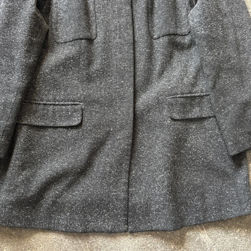 Chaqueta Paradox Mujer L Gris Ligera Chaqueta Preppy Manga Larga Cremallera Completa Foto 3 de 4