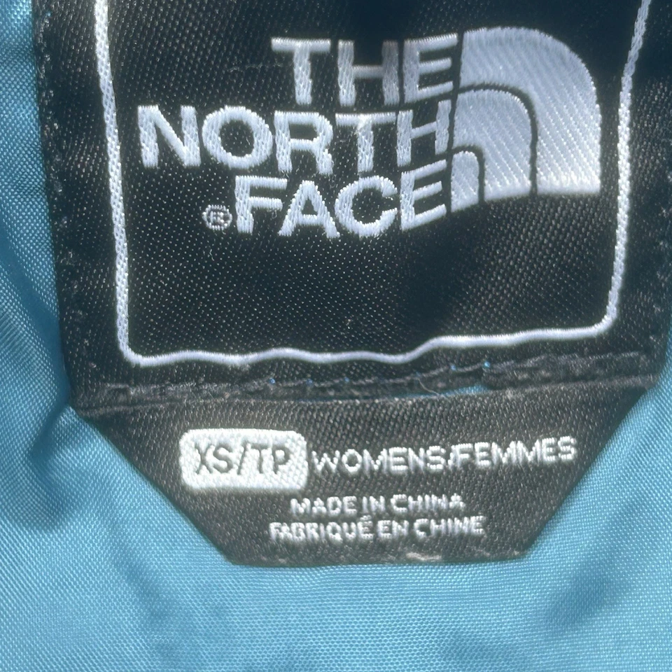 The North Face Hyvent Hooded Jacket Women's XS Teal Blue Ski Waterproof Pit Zips - Image 4 of 4