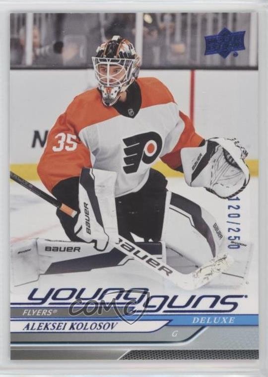 2024-25 Upper Deck Series 2 Young Guns Deluxe 120/250 Aleksei Kolosov #490 2tb