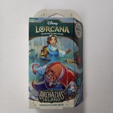 Disney Lorcana TCG Archazia's Island S07 - SINGLE-PLAYER DECK Ruby  Sapphire 