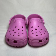 CROCS Infant Toddler Clog Shoes, Girl’s Size 10c, Pink, PERFECT!