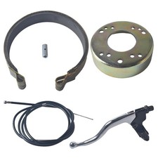   VCUJSUC 4.5 inch Drum Brake Band Handle Lever Cable Kit For Go Kart Go Cart ...