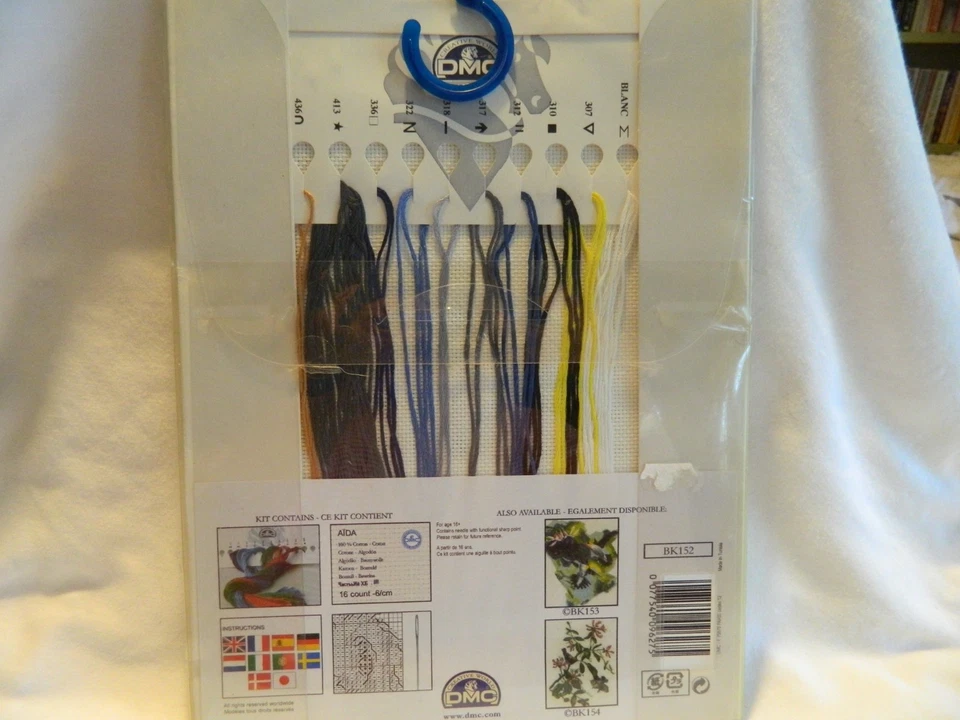 C-25 全新 CREATIVE WORLD DMC 计数十字绣套件“小布吉鸟” — 第 3/3 张图片