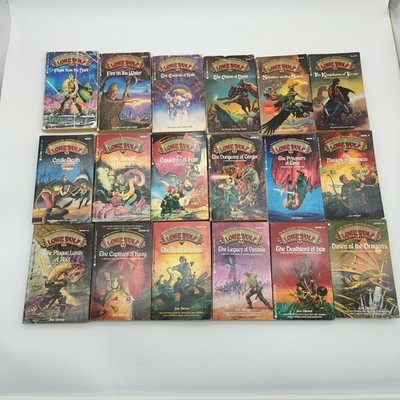 Lone Wolf RPG 1st Edition Solo Role Playing Adventure Books Joe Dever Lot 1-18 