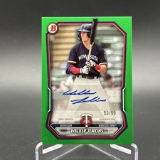 2026 Bowman - Paper Prospect Autograph Walker Jenkins #BPA-WJ Green /99 (RC)