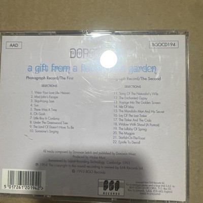 Donovan A Gift From A Flower To A Garden CD UK Bgo 1993 22 track1993 BGOCD194
