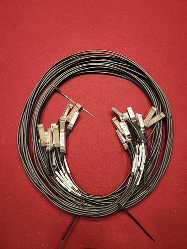 LOT OF 10 Dell 10GB SFP+ To SFP+ 3 Meters Twinax Cable 053HVN