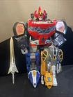COMPLETE Vintage Original 1993 Mighty Morphin Power Rangers DINO MEGAZORD Rare